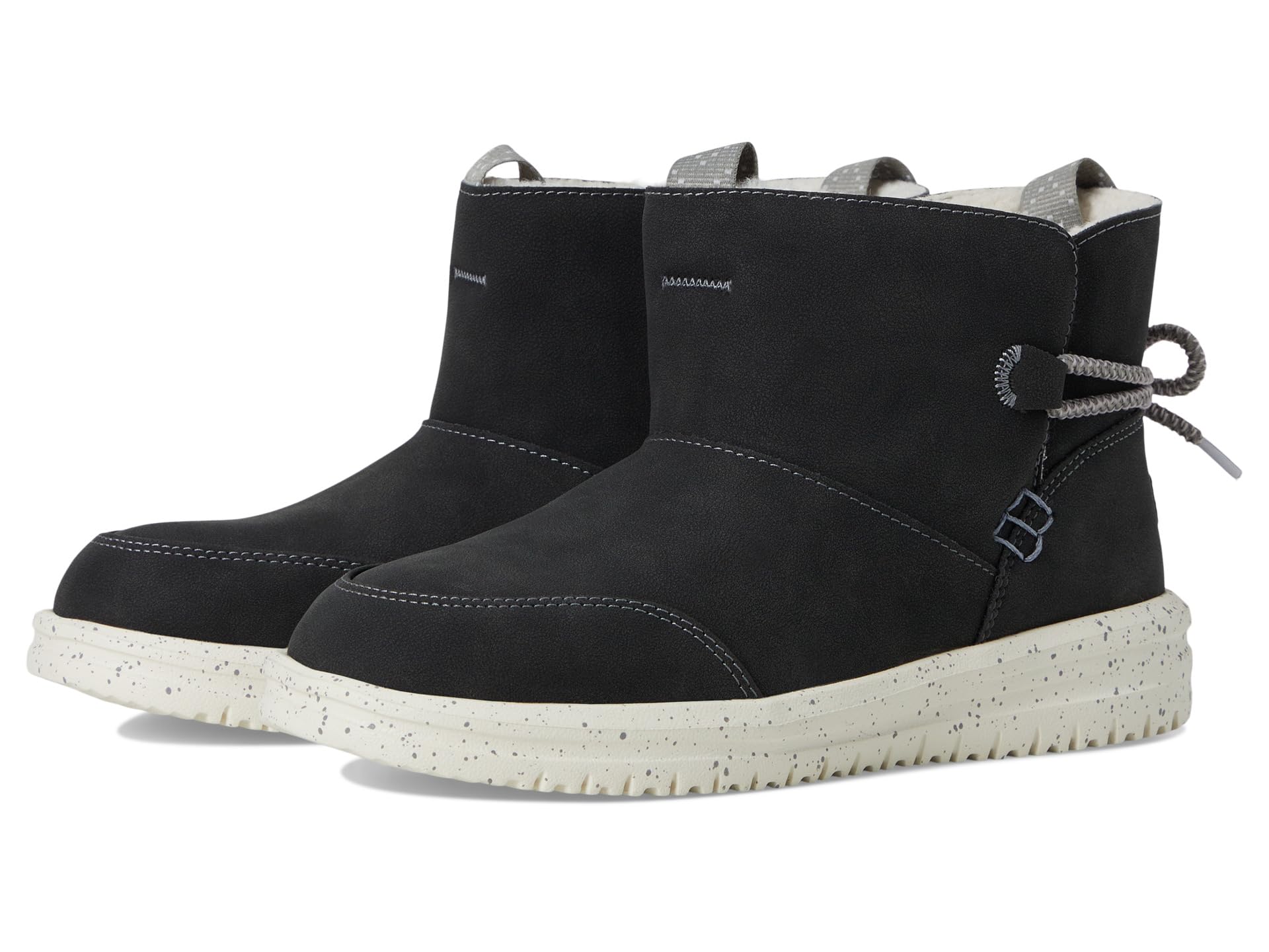 HEYDUDE womens Camden Bow Boots Cozy (Little Kid/Big Kid)