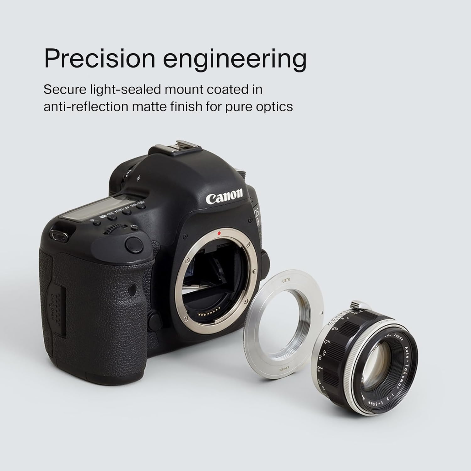 Urth Lens Mount Adapter: Compatible with M42 Lens to (EF/EF-S) Camera Body