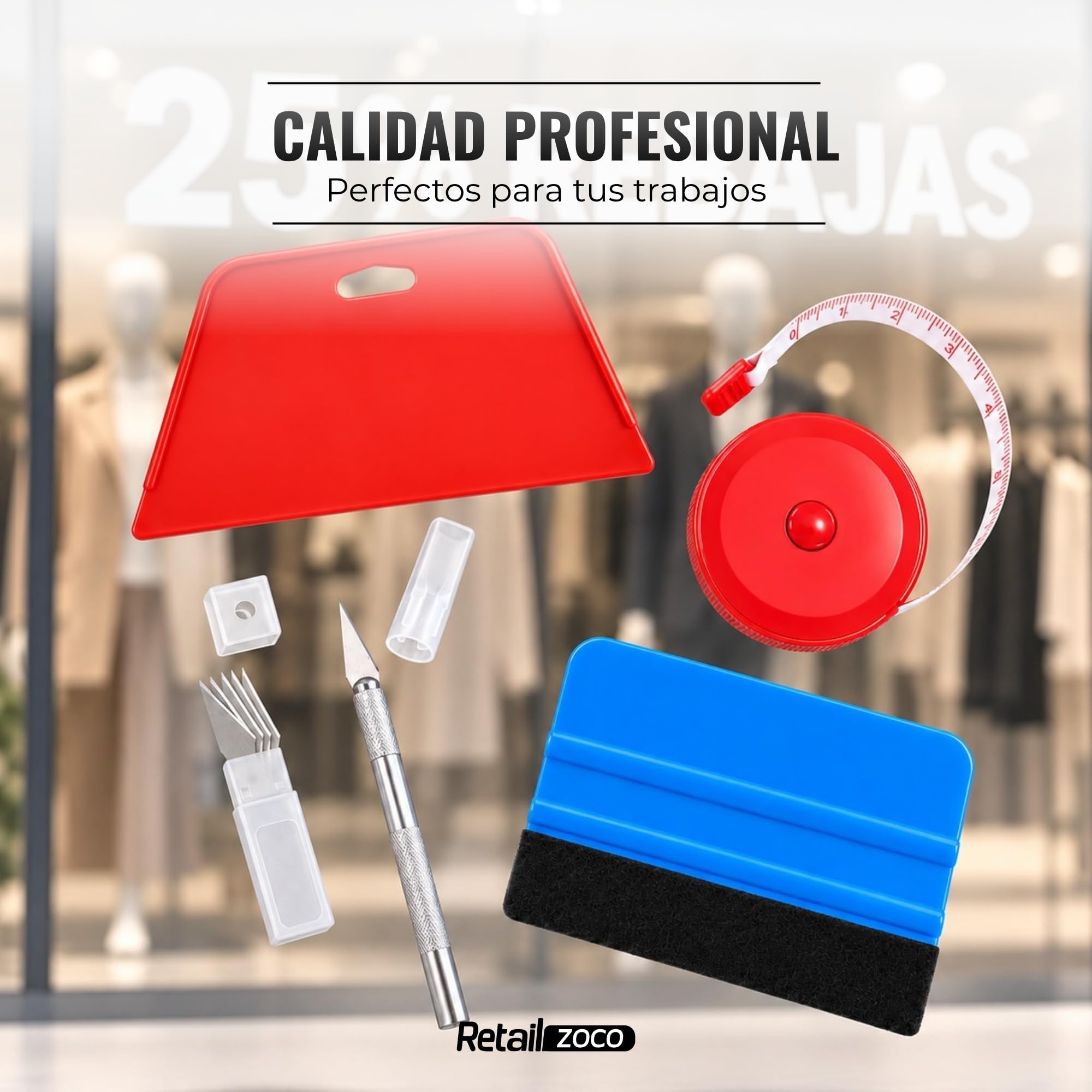 Kit profesional de herramientas para papel pintado - imagen 6