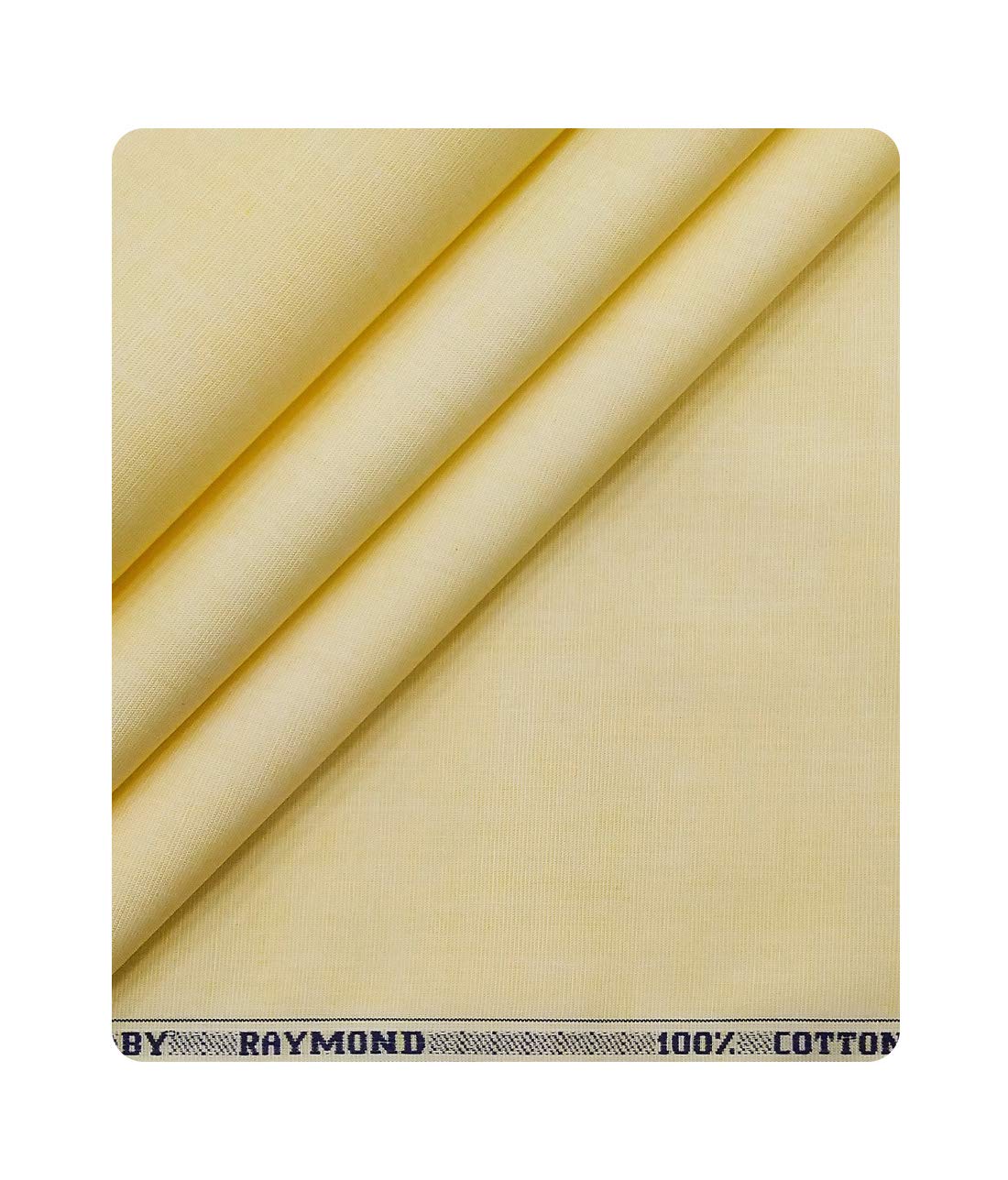 raymond Men's Cotton Fil-a-Fil 1.80 m Unstitched Shirt Fabric (Blonde Yellow, Free Size)-picture-19