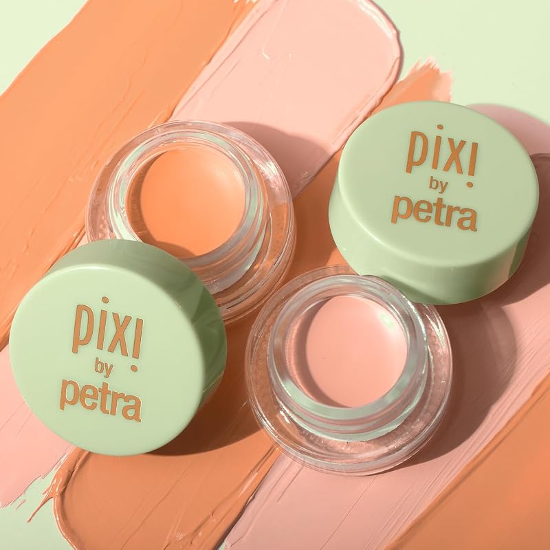 Pixi Beauty Correction Concentrate Duo - Brightening Peach & Awakening Apricot | Under Eye Colour Corrector | Illuminating Concealer | 0.1 Fl Oz Each