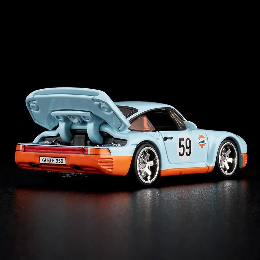 Amazon.com: Hot Wheels RLC Exclusive 1986 Porsche 959 Gulf