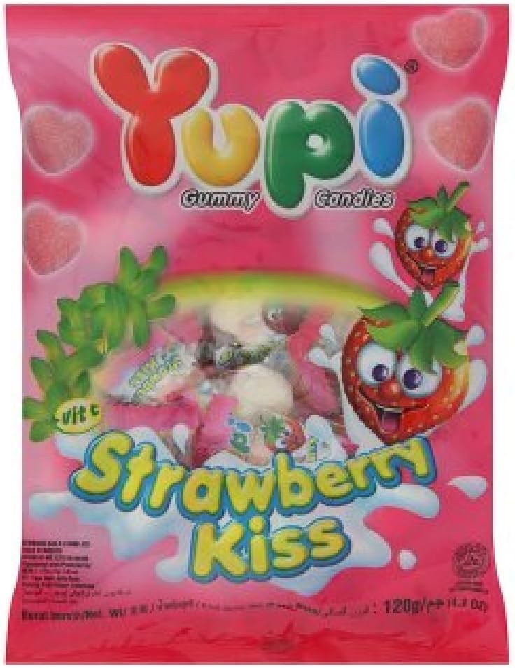 Gummy Candies 120g (Strawberry Kiss, 3 Packs)