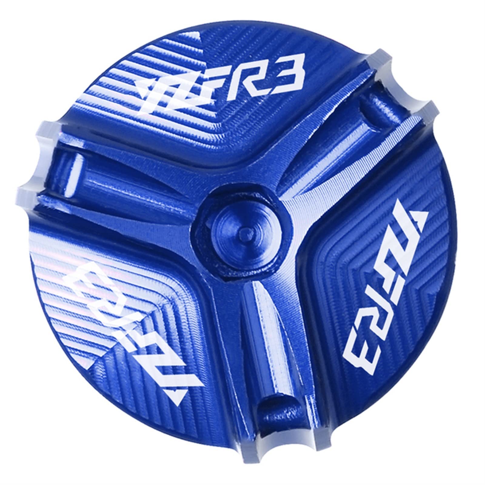 JINGYAOTONG motorcycle Screw Cap Motorcycle Aluminum Engine Plug Cap Oil Filter Cover For Yamaha YZF R1 YZFR1 YZF-R1M YZF R6 YZF-R6 YZFR3 2024(Color:Blue R3)