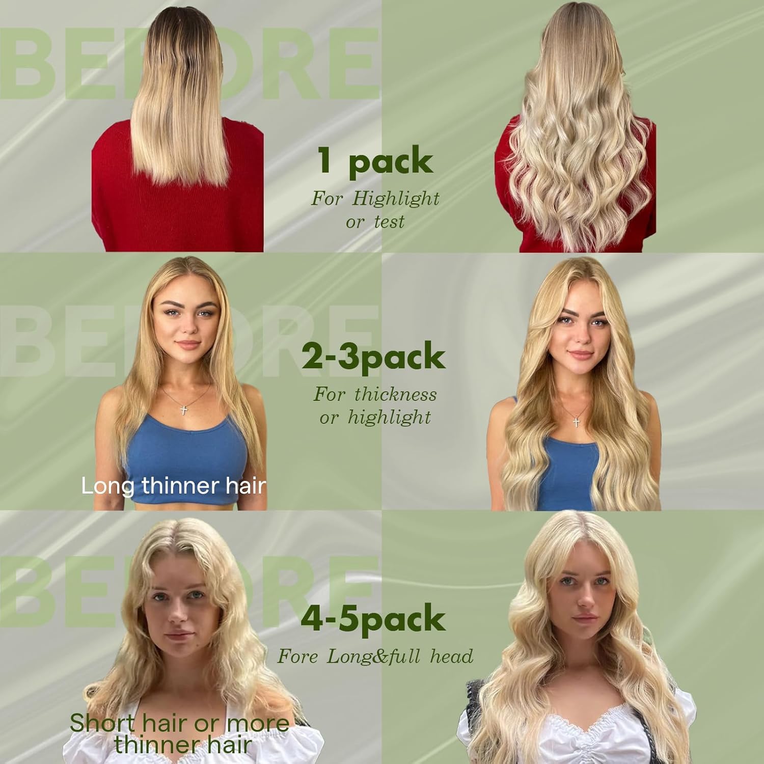 RUNATURE Bonding Extensions Echthaar 60cm Blond Extensions Echthaar Bondings 1g/s Menschliches Haar 50 Strähne Echthaar Extensions Bondings Platinblond Haarextensions #60