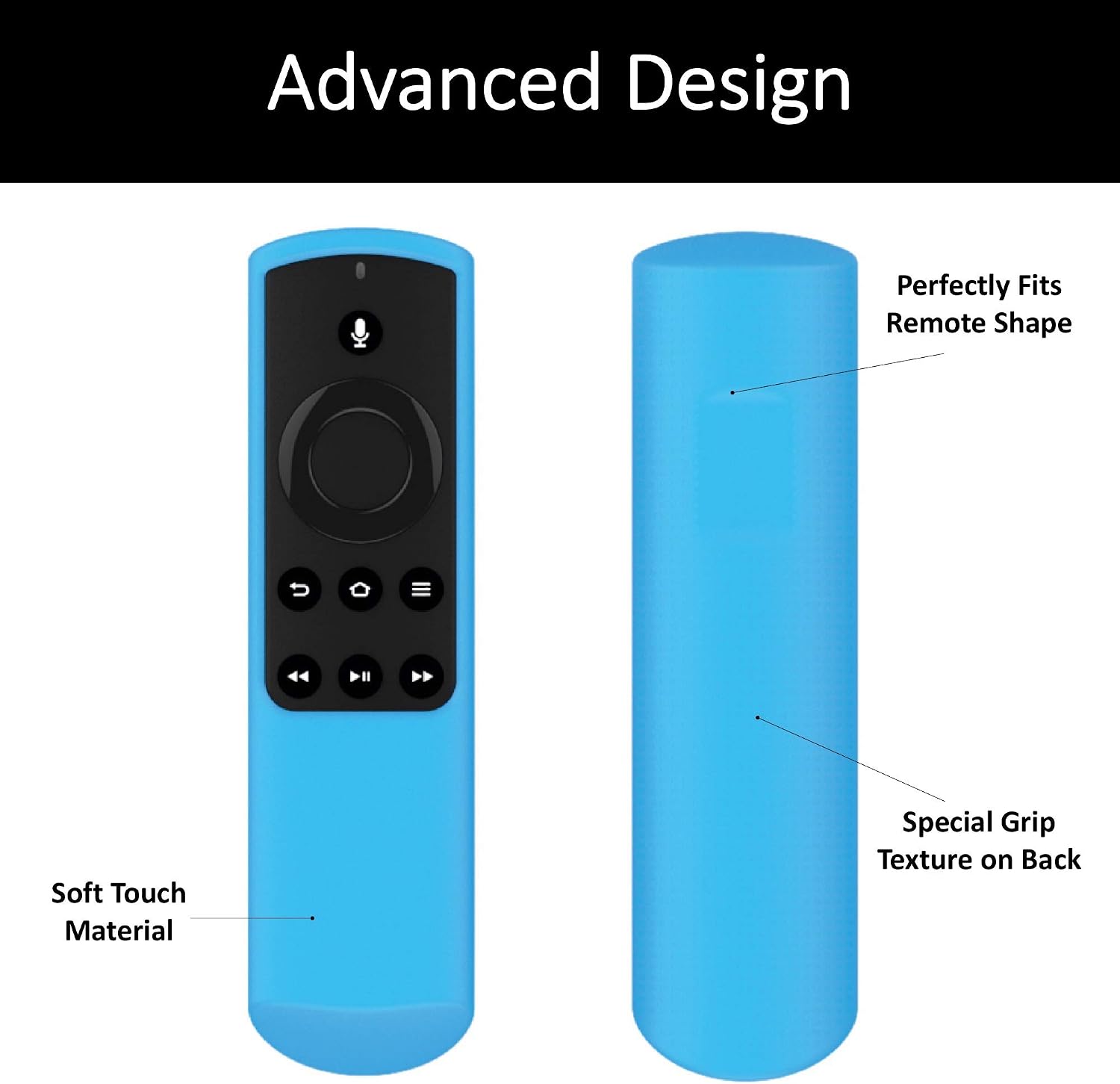 Mission Case for Alexa Voice Remote for Fire TV Stick (not Compatible with New 4K Alexa Voice Remote)
