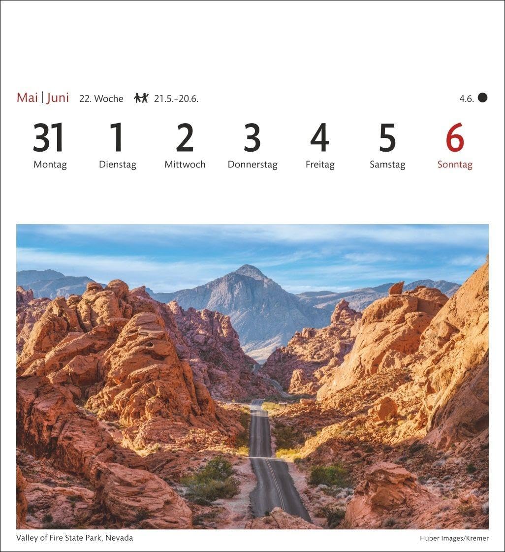 USA Sehnsuchtskalender 2027 - Wochenkalender mit 53 Postkarten: Wöchentlich Postkarten in einem Kalender. Foto-Kalender mit typisch amerikanischen ... Sammeln und Verschicken. Auch zum Aufhängen