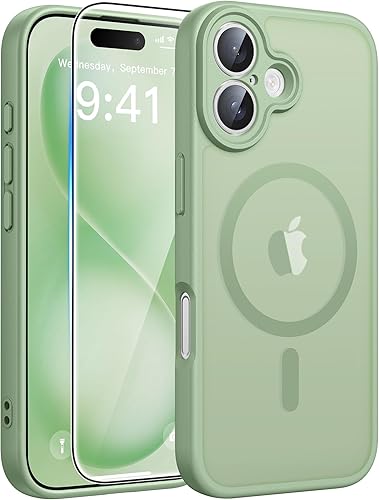 Miniatura 64 de FNTCASE Funda para iPhone Air: [Compatible con Magsafe] Fundas translúcidas mate con [protección completa de la cámara] [protector de pantalla]