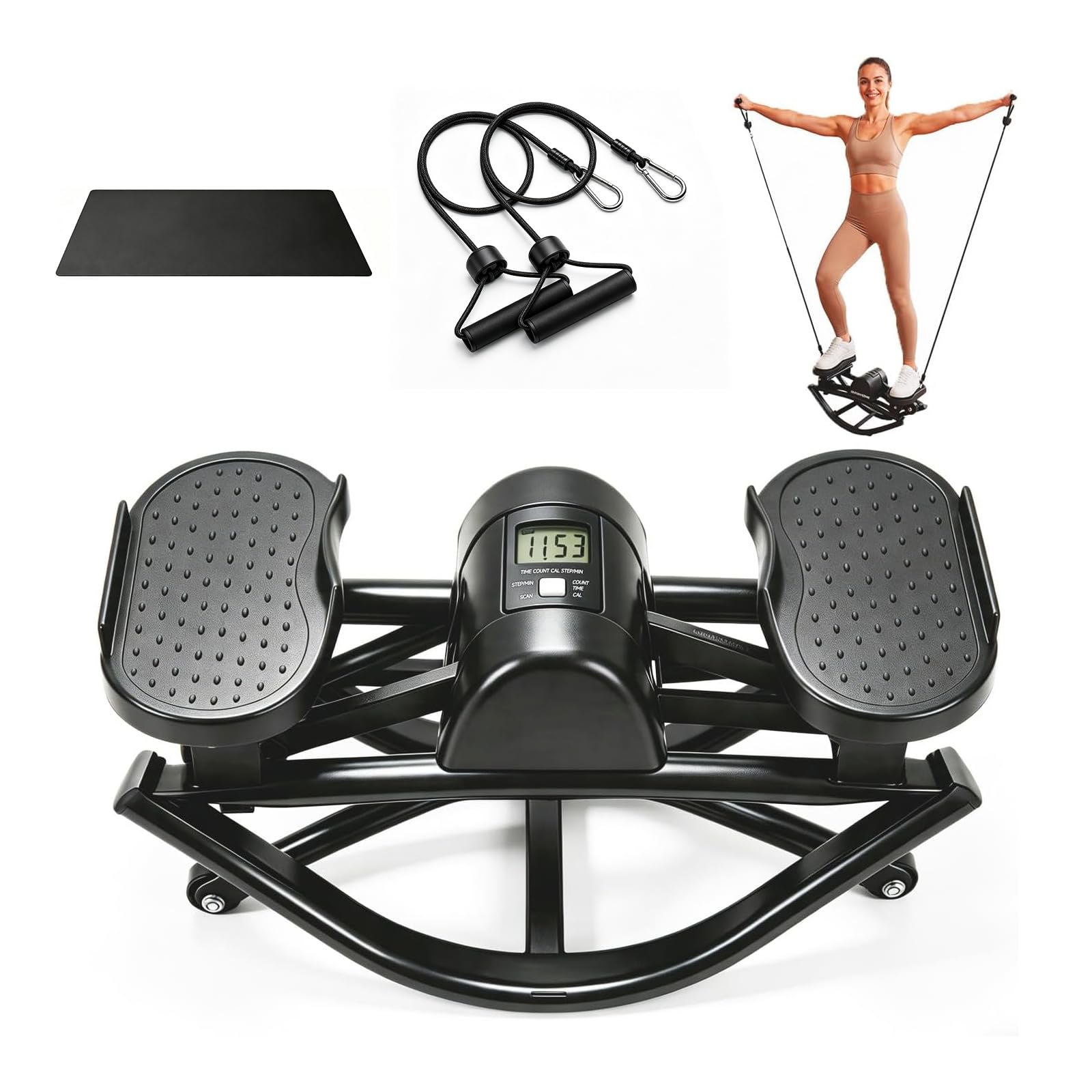 Rock Stepper, Portable Balance Exerciser Stepper Machine