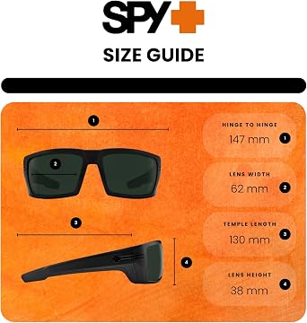 Spy Rebar Rectangular Sunglasses for Men