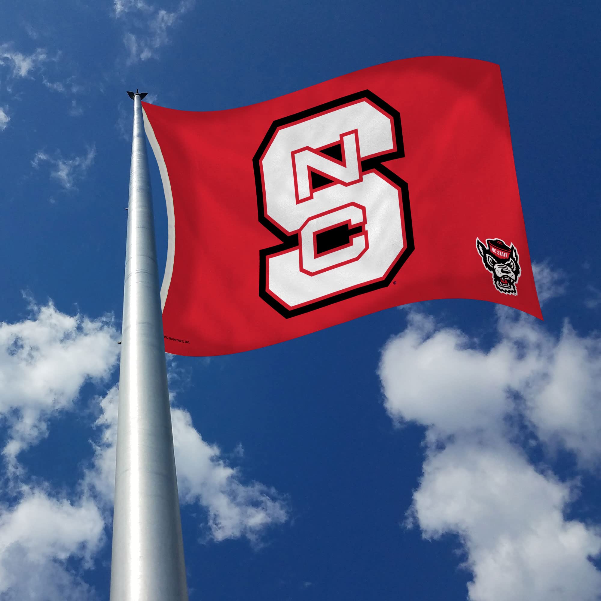 North Carolina State Wolfpack Flag – 3x5 Feet, Single-Sided, Durable Outdoor & Indoor Flag - View #2