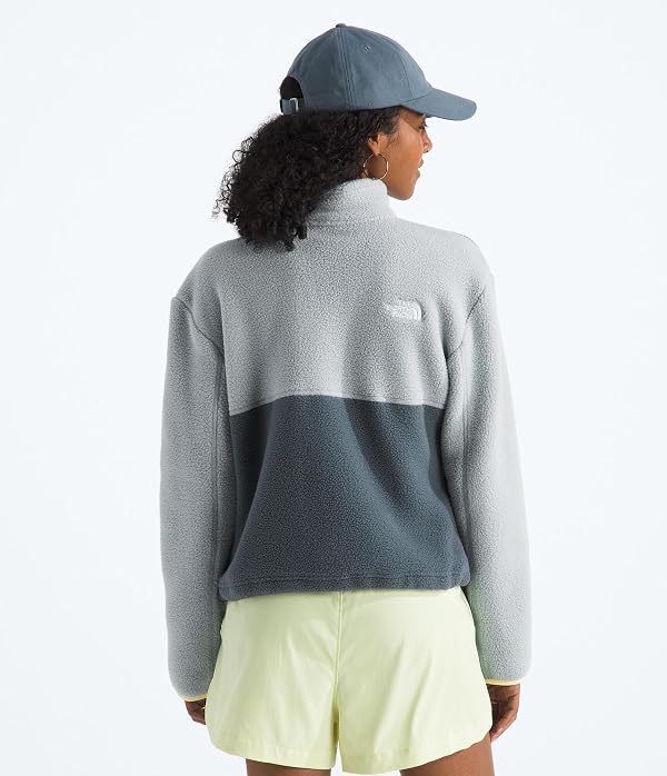 The North Face Yumiori QZ Jacket, Granite Gy/Frost Gy/Lemon Mist, L by The North Face - Used condition - Image 3