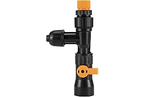 hygger Plastic Aquarium Water Changer Replacement Parts, Faucet Nozzles Connectors (Plastic)