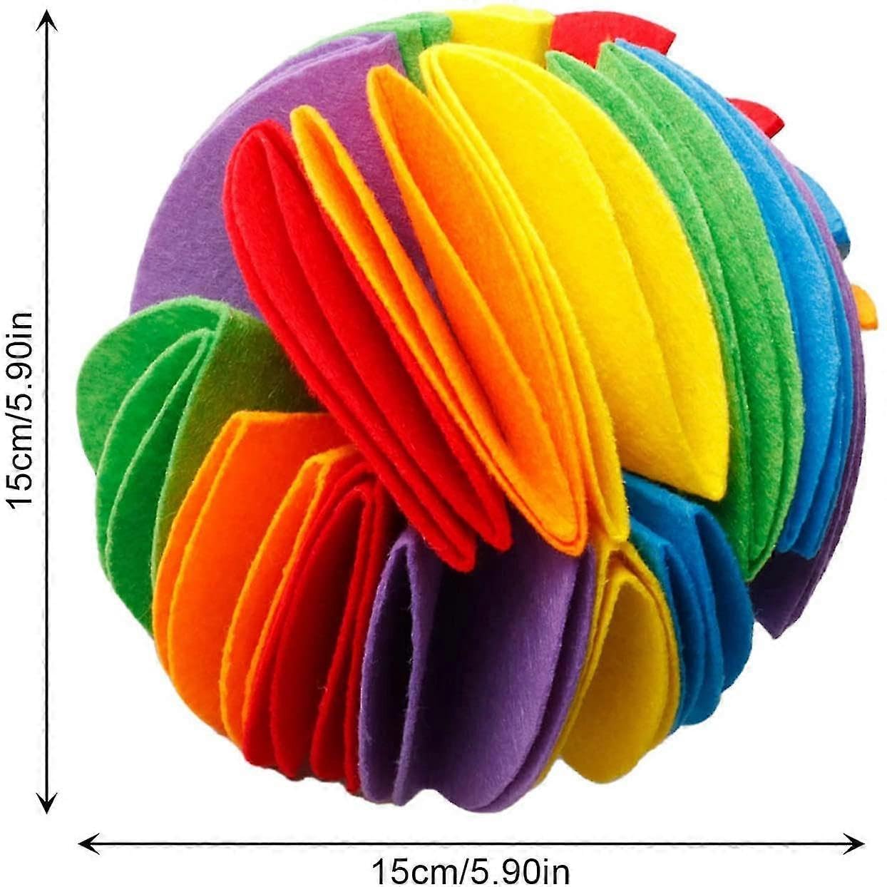 Snuffle Ball Dog Search Interactive Dog Toys Ball Snuffle Mat Rainbow Snuffle Ball Puzzle Toys