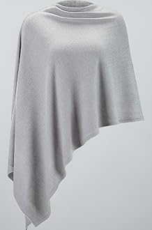 Women Ponchos Sweater Versatile Lightweight Solid Knitted Shawl Wrap Scarf Cape Accessories for Womens