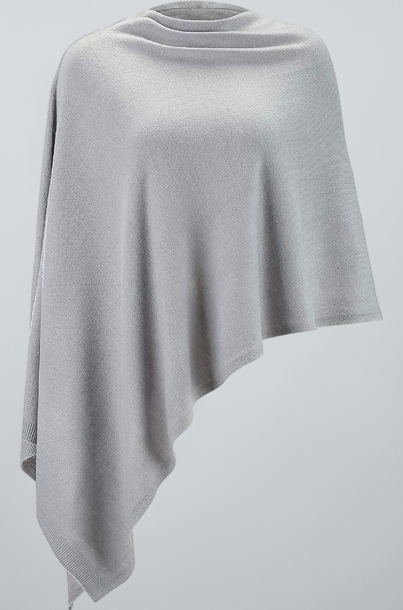 Women Ponchos Sweater Versatile Lightweight Solid Knitted Shawl Wrap Scarf Cape Accessories for Womens