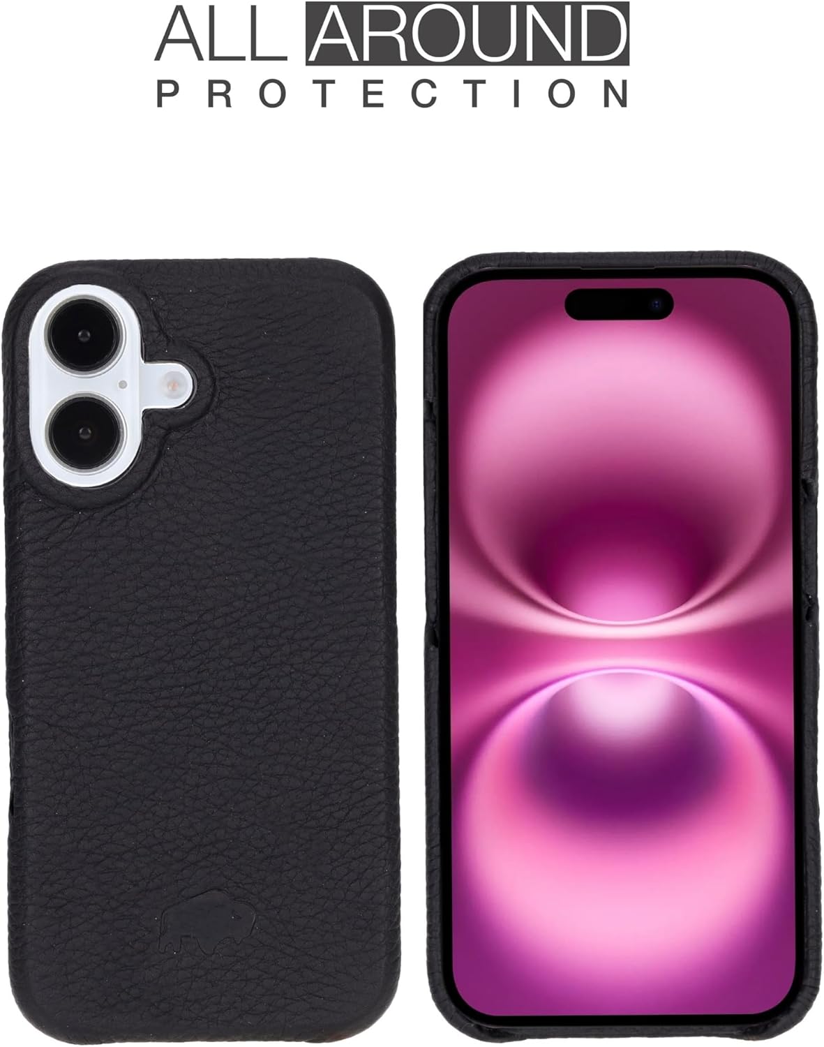 BLACKBROOK Case for iPhone 16 Wallet Case with Card Holder, Full Grain Leather, Detachable 2-in-1 Set for MagSafe, RFID Blocking 4 Card Slots, Flip Phone Case Compatible with iPhone 16