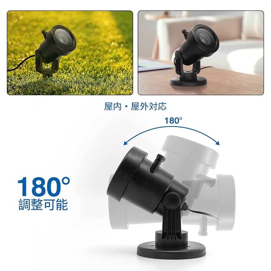 Amazon.co.jp: クリスマス プロジェクターライト 投影ランプ