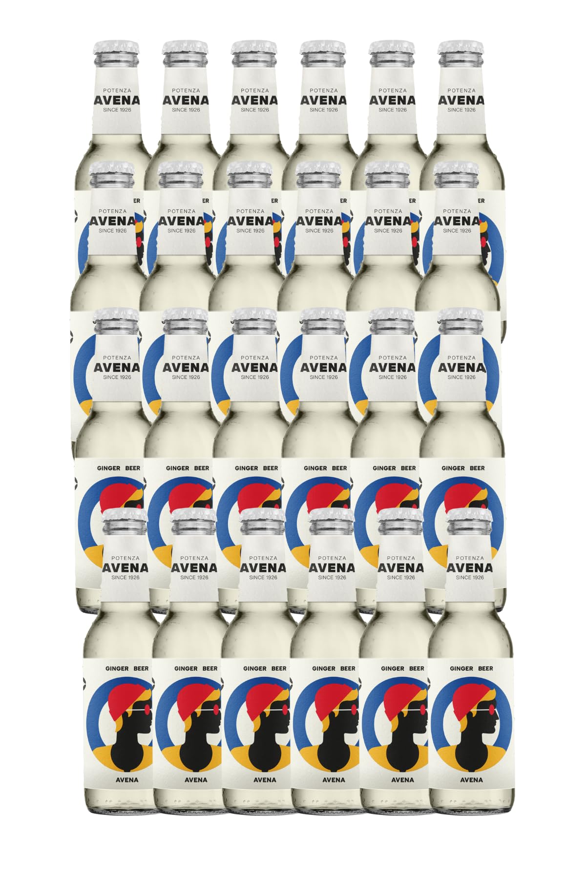 Ginger Beer Avena Bevande 24x200 ml, perfetta per cocktail, made in italy