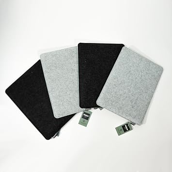 BOXIO - SIT 4X Grey Seat Cushion for Camping, Toilet & Wash Accessories, Dining & Desk - Chair Pad, Kitchen Chair Cushions, Outdoor Chair Pillow, Bar Stool & Camping Essentials for All Chairs