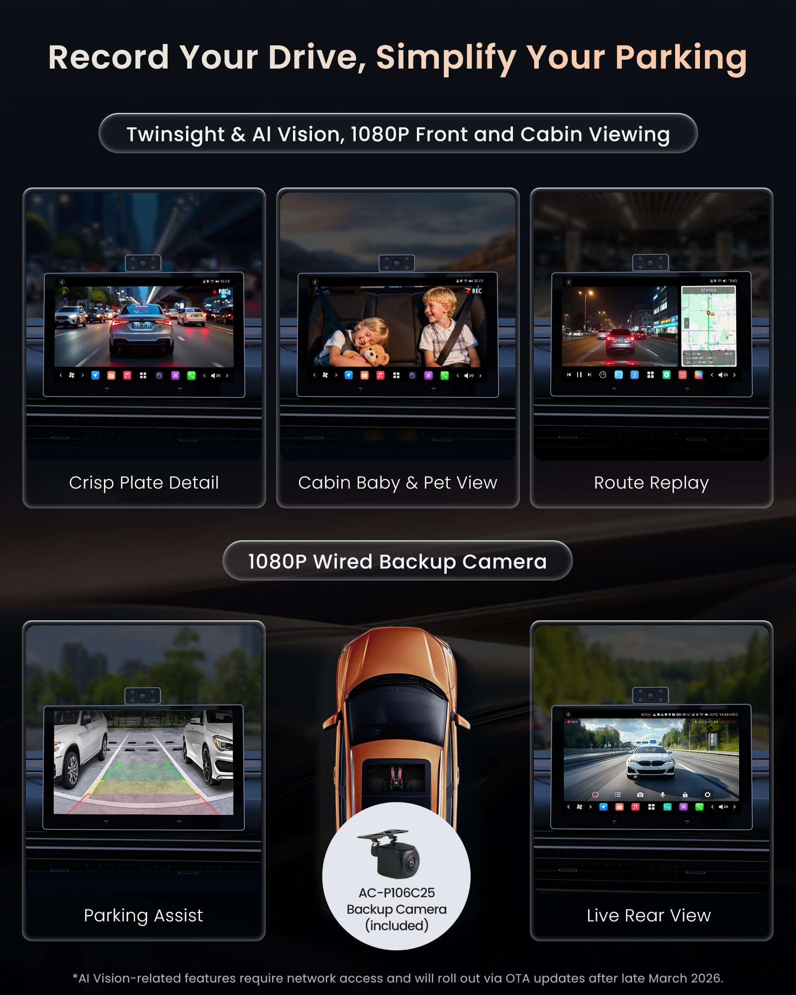 Amazon.com: ATOTO P10 6.8” Portable Carplay Screen, AI Agent
