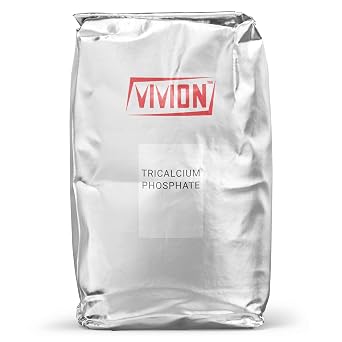 Tricalcium Phosphate Powder - Bulk 25 kg 55 lb - NF Grade Anti Caking Flow Agent Nutritional Food Additive - Mineral for Food & Industry