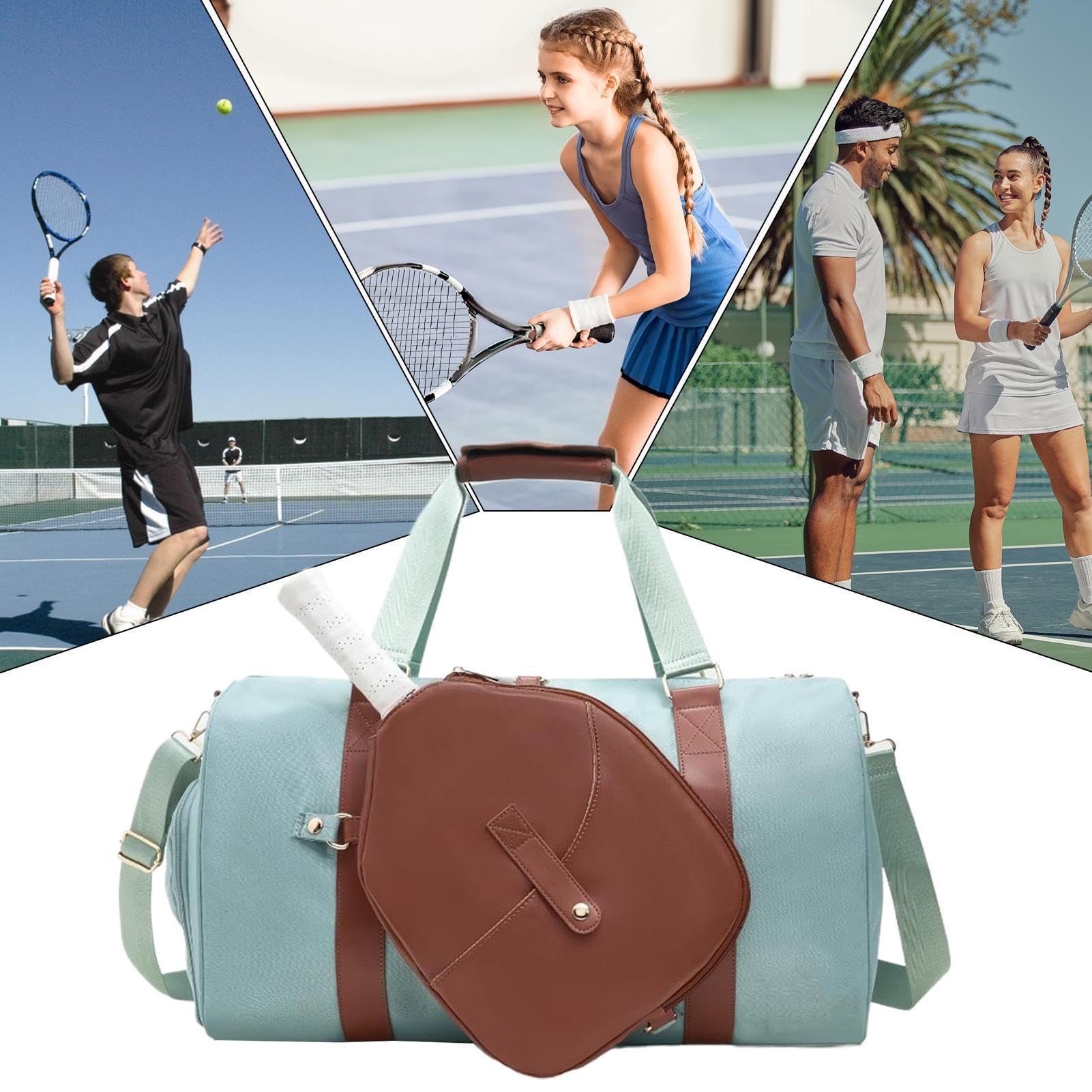 Borsa per Racchetta da Tennis Grande Capacità Impermeabile con