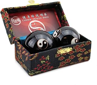 We pay your sales tax Set of 2 Taiji Iron Ball Hand Stress Relief Exercise Finger Health Therapy (C12464)