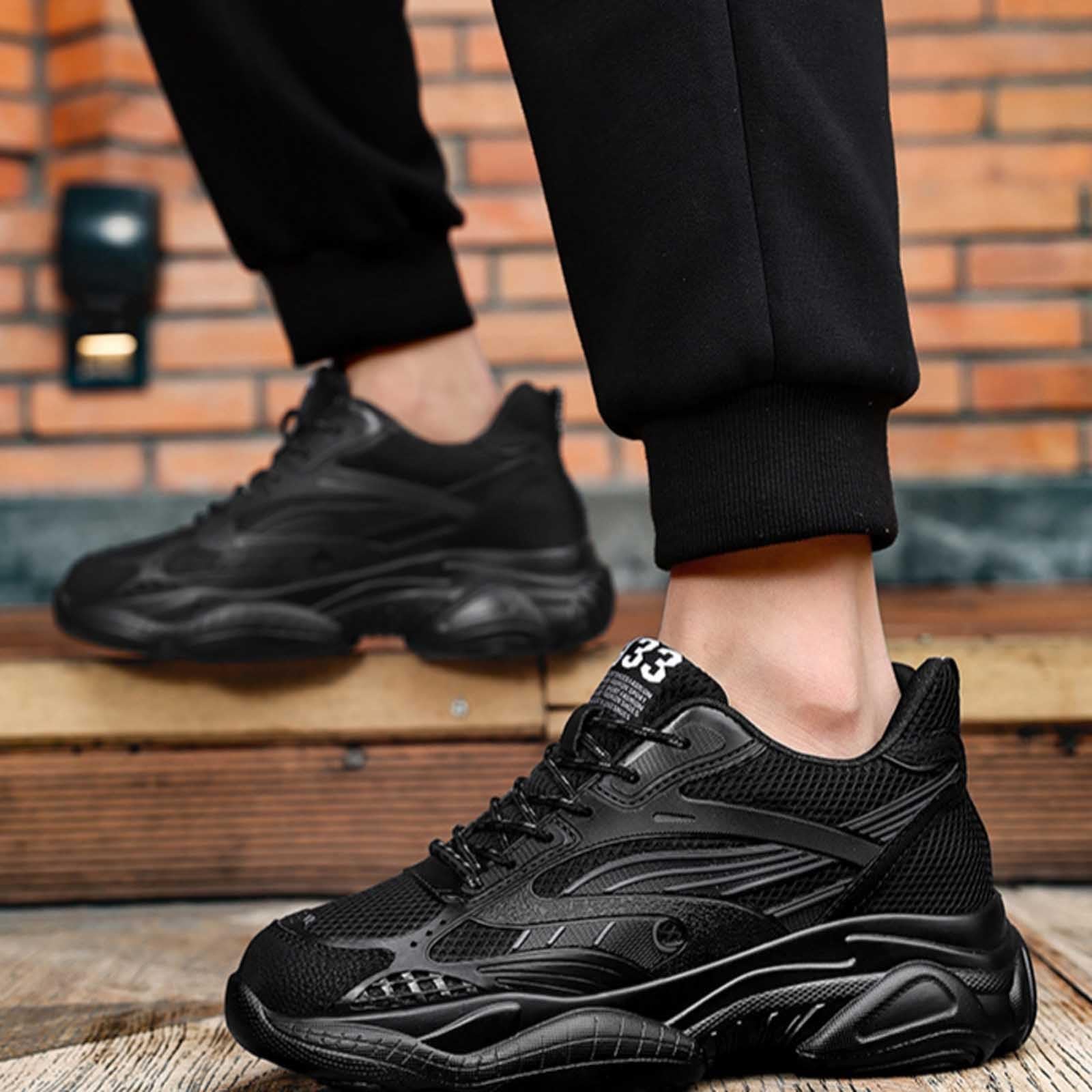 Zapatillas Trail Hombre Zapatillas para Correr Deportivas Calzado Negras Rojas Gym Hombres Deportivos Trekking Running De Training Sneakers Comodas 49 Cross Fitness Entrenamiento Gimnasio Caminar