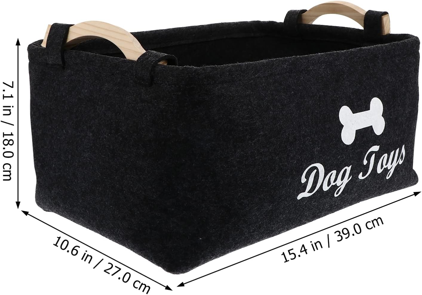 Balacoo Dog Toy Storage, Collapsible Dog Toy Box Toy Storage Basket Bin for Organizer for Pet Toys Dog Coats, Dog Clothing - Image 3