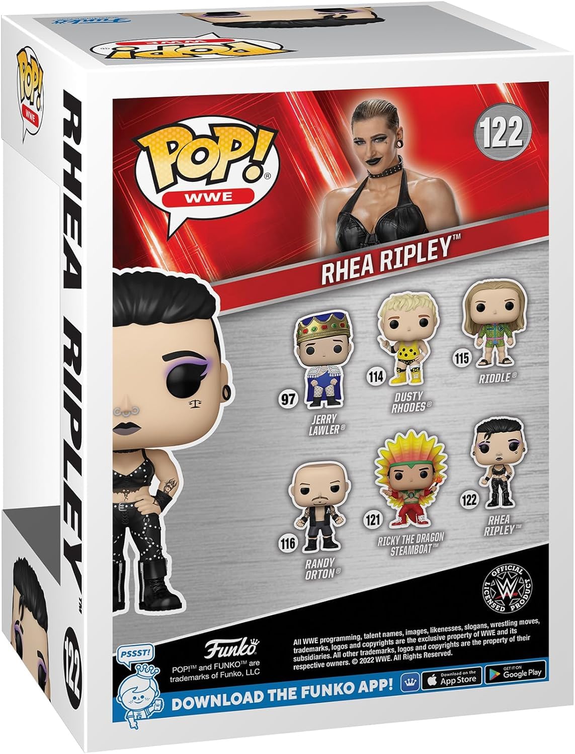 Amazon.com: POP WWE: Rhea Ripley Funko Vinyl Figure (Bundled with