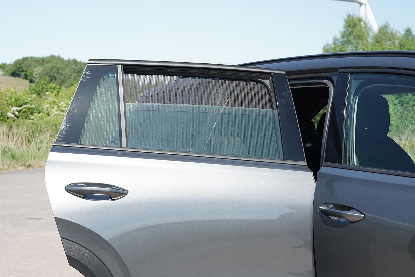 Juego de Car Shades Compatible con Skoda Kodiaq II (PS7) 2024- (6-Partes) cortinillas Parasol a Medida