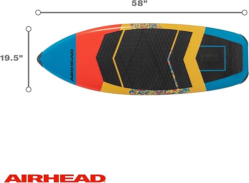 Miniatura 51 de Airhead Wakesurf Boards, EVA Traction Pads, Adjustable Foot Straps, Great for All Skill Levels, Multiple Sizes/Styles