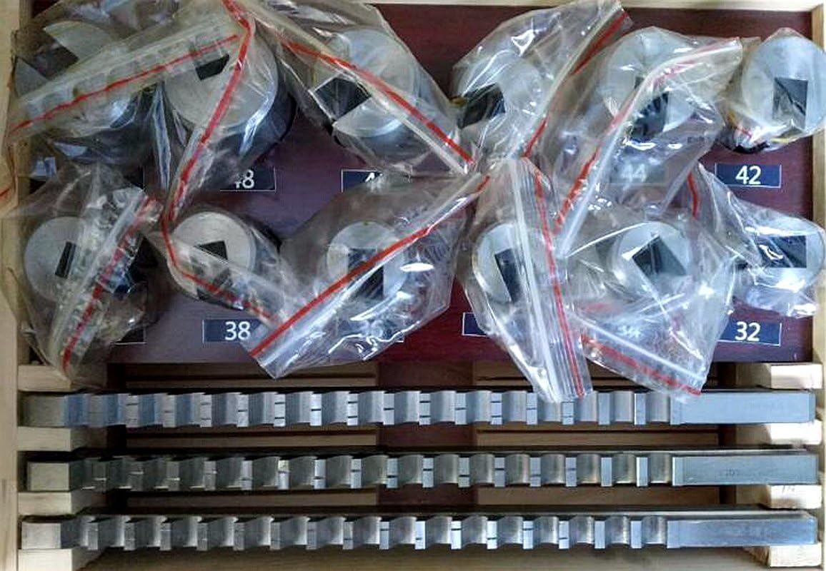 21pcs Keyway Broach Tool Set 10mm 12mm 14mm Broaches 3250 Bushings Shims HSS Cutting Tools for