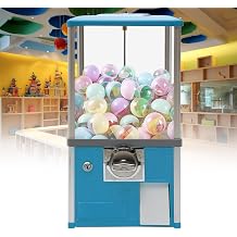 Big Capsule Vending Machine for Business,Toy Vending Machine Dispenser for Party Shopping Mall Supermarket for 1.77-1.97in Gadgets,Red,Gachapon MachineBlue