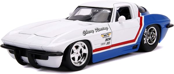 JADA 1:24 Scale '63 Chevy Corvette Sting Ray Diecast Car