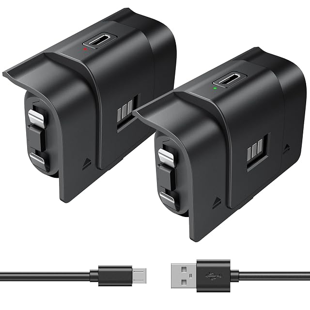 Rechargeable Xbox Controller Battery Pack 2 5H Full Charging 40H Playtime Play Charge Kit Compatible with Xbox Series