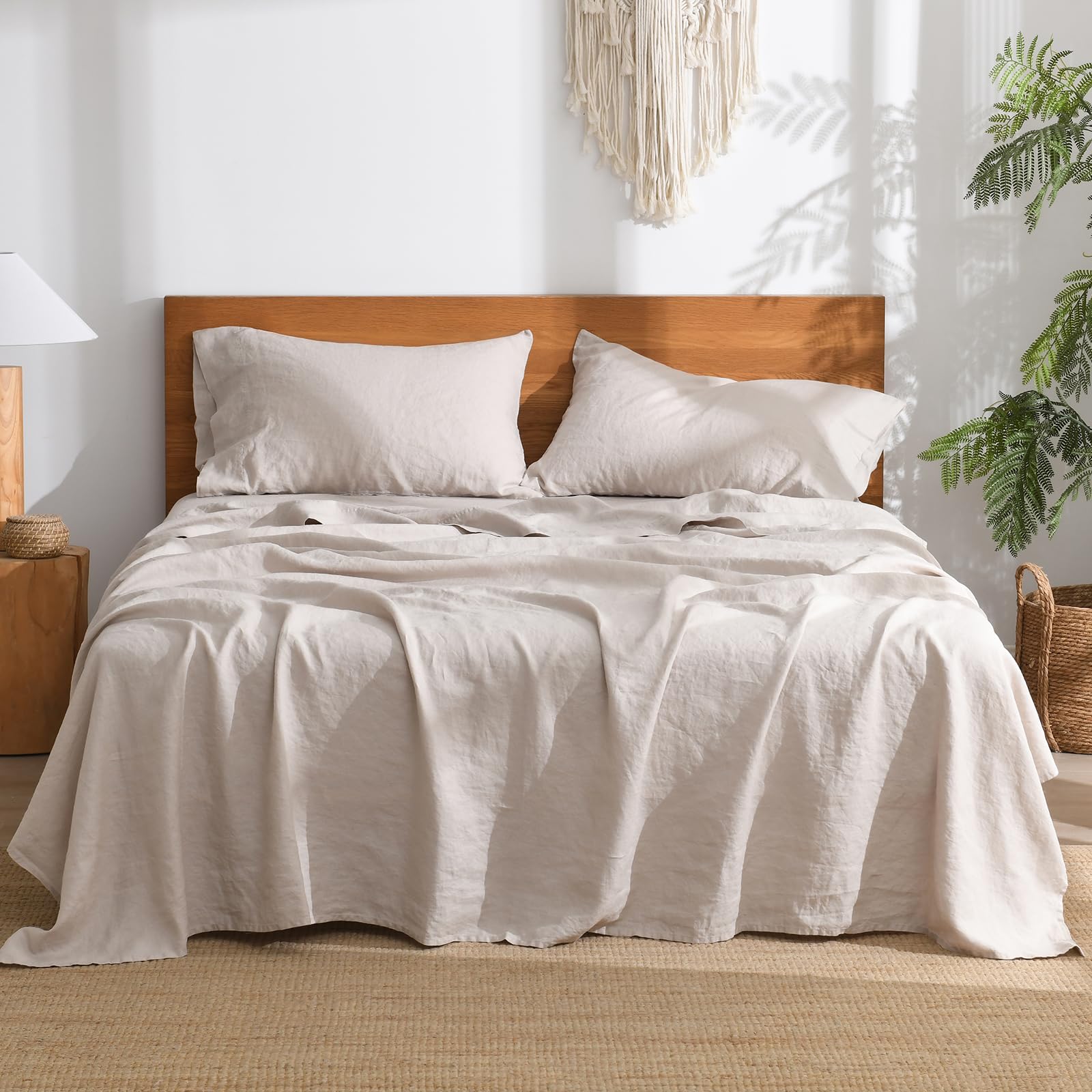 Rosecret 100% French Linen Sheets