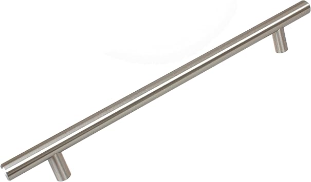 GlideRite Hardware 7012-228-SS-1 9 inch Cc Thick Solid 12 inch Long Stainless Steel Handle bar Pulls 1 Pack