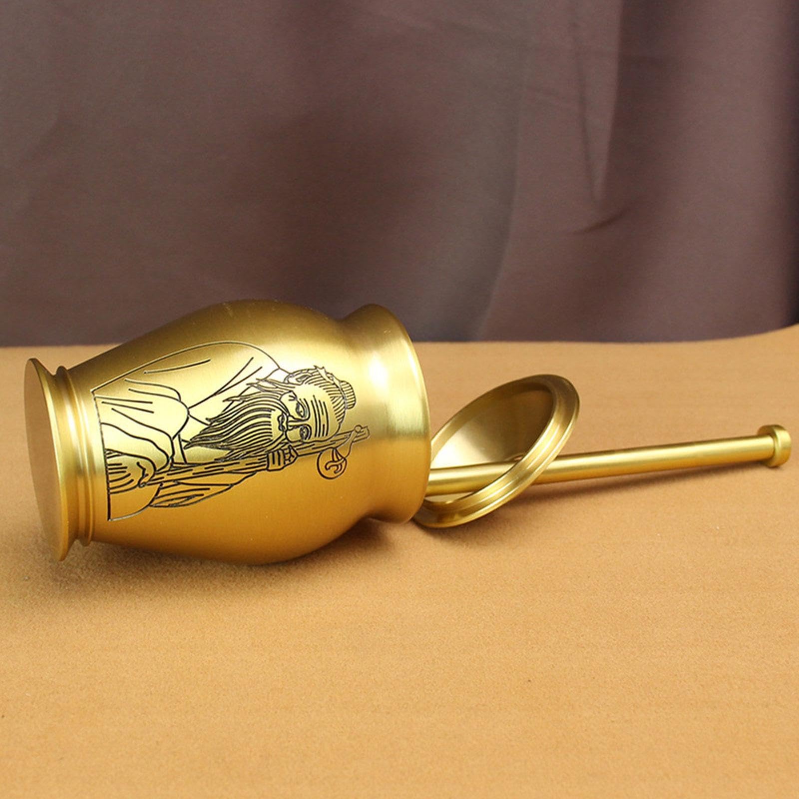 Mortier et pilon portables et pratiques en cuivre, outil de cuisine pour épices, beau, pratique et facile à nettoyer. Ensemble mortier et pilon pour