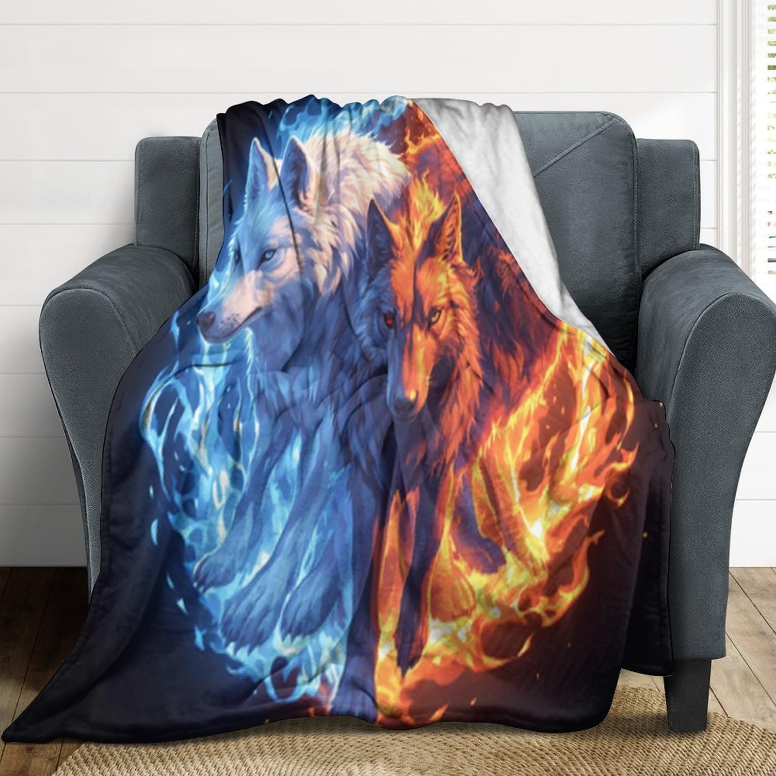 Couverture polaire 3D flanelle contre le froid : douceur et chaleur pour lit