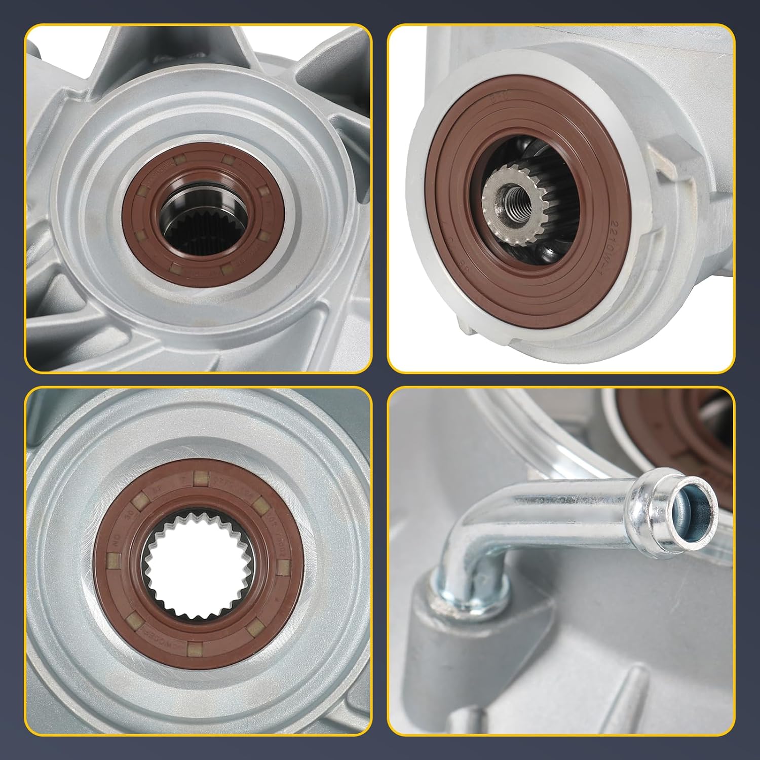 703500878 Rear Differential Compatible with Can-Am Outlander 800R 4X4 2012-2015, Outlander 450 570 4×4 2016-2019, 570 Max 1000 Renegade 500# 703501019 705501896 705501419 705501391