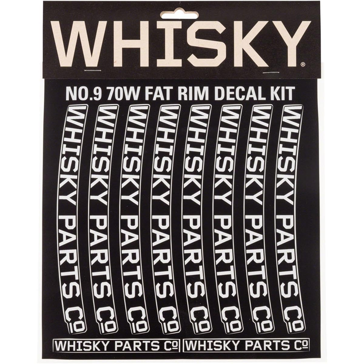 WHISKY - Rim Decal Kit for Two 70w Rims - Light Gray