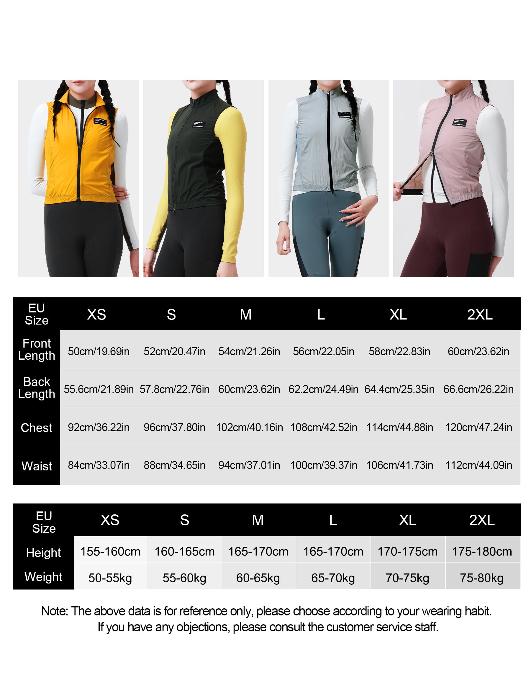 INBIKE Gilet Coup-vent Femme Protection Uv SPF50+ Léger Pour Vélo Course à Pied Trekking Randonnée Vie Quotidienne HY464