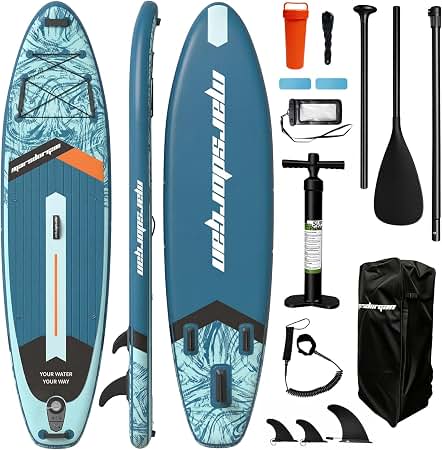 Amazon.com: HYDRO FORCE Bestway Freesoul Tech Convertible SUP Set
