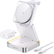Foldable 3 in 1 Wireless Charger Travel for Apple Magsafe（20W Adapter）