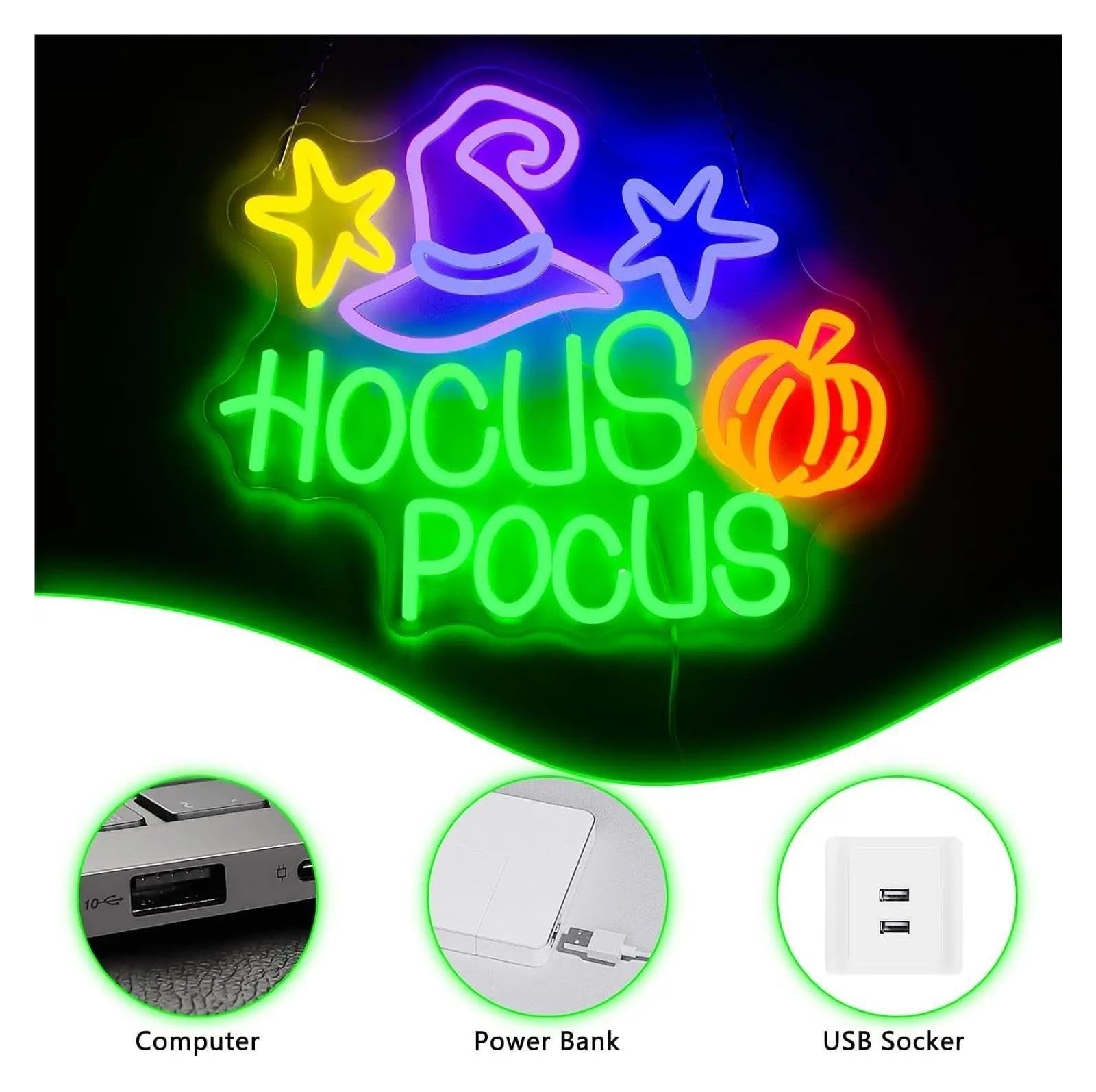 Insegna al Neon Insegna Al Neon Hocus Pocus