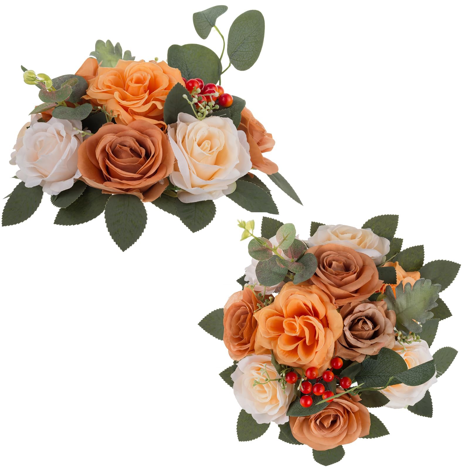 Fausse flowers pour décoration salon maison et grands événements de fiançailles pack de 2