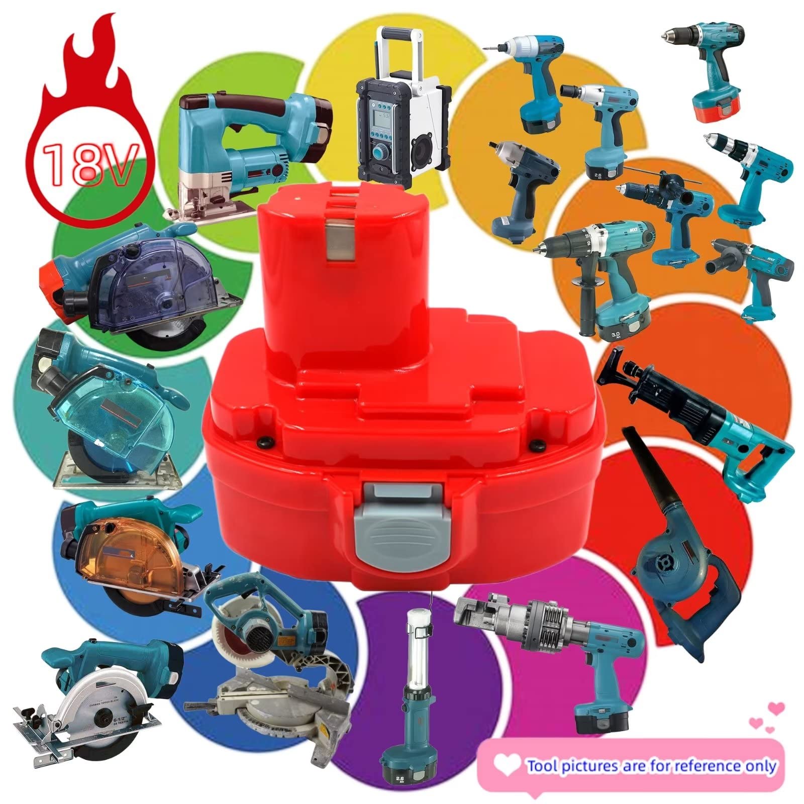 Amazon.co.jp: Makita（マキタ）牧田 18V バッテリー NiMH 3.0Ah 