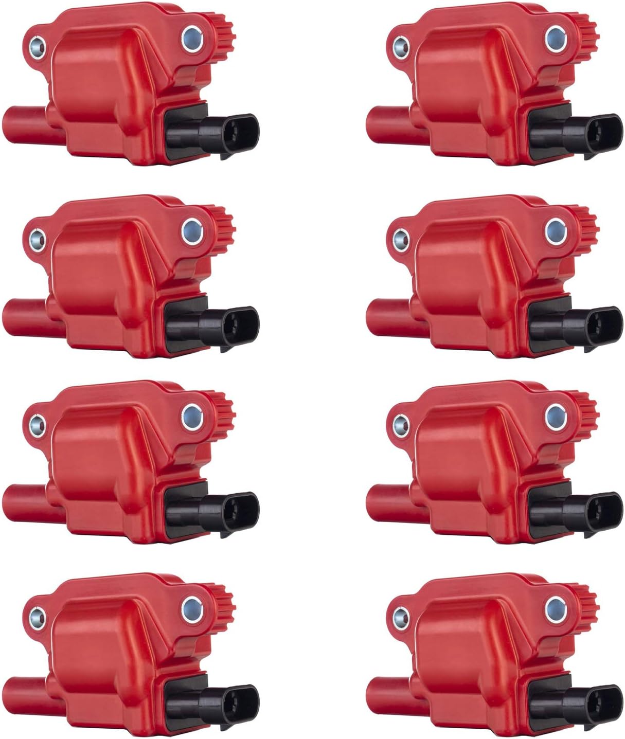 TRQ Ignition Coil Set Compatible with 16-22 Cadillac 14-21 Chevrolet 14-20 GMC